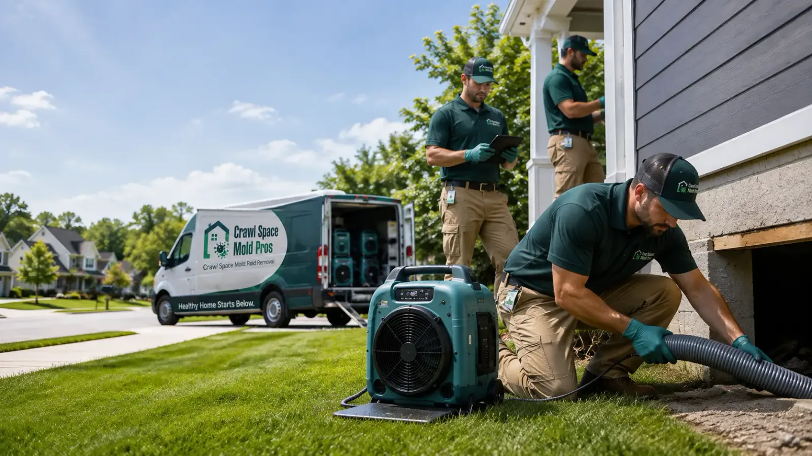 Crawl Space Mold Removal in Greenwood, WI